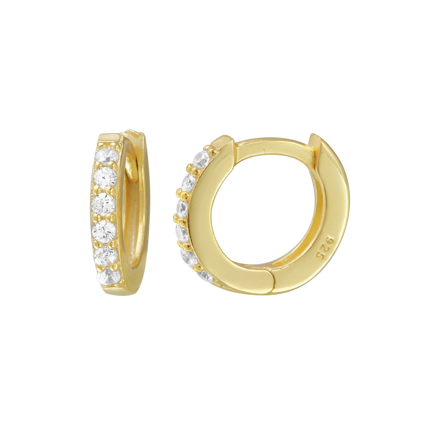 CZ Extra Mini Hoops Earrings