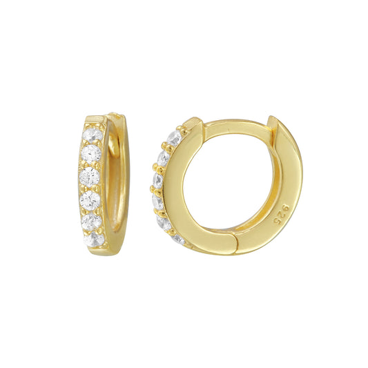 CZ Extra Mini Hoops Earrings