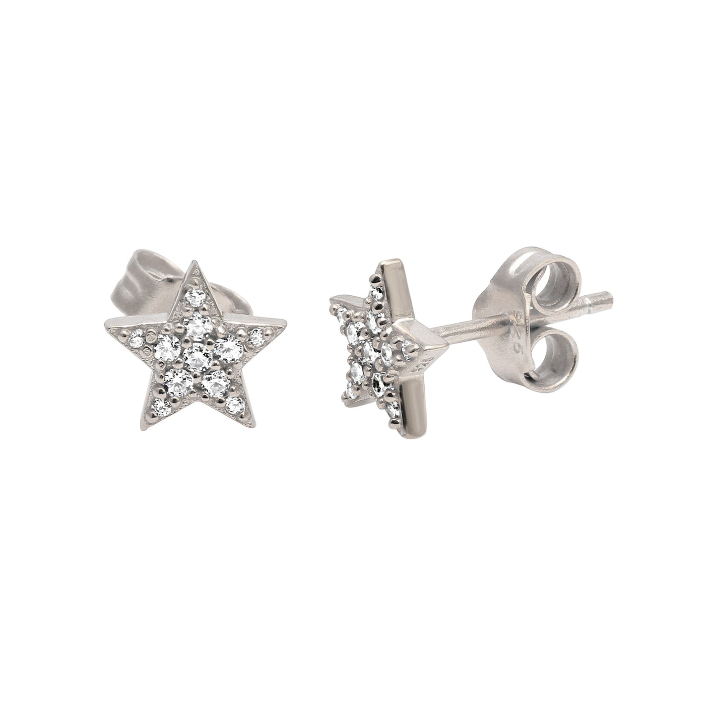 CZ Star Stud Earring