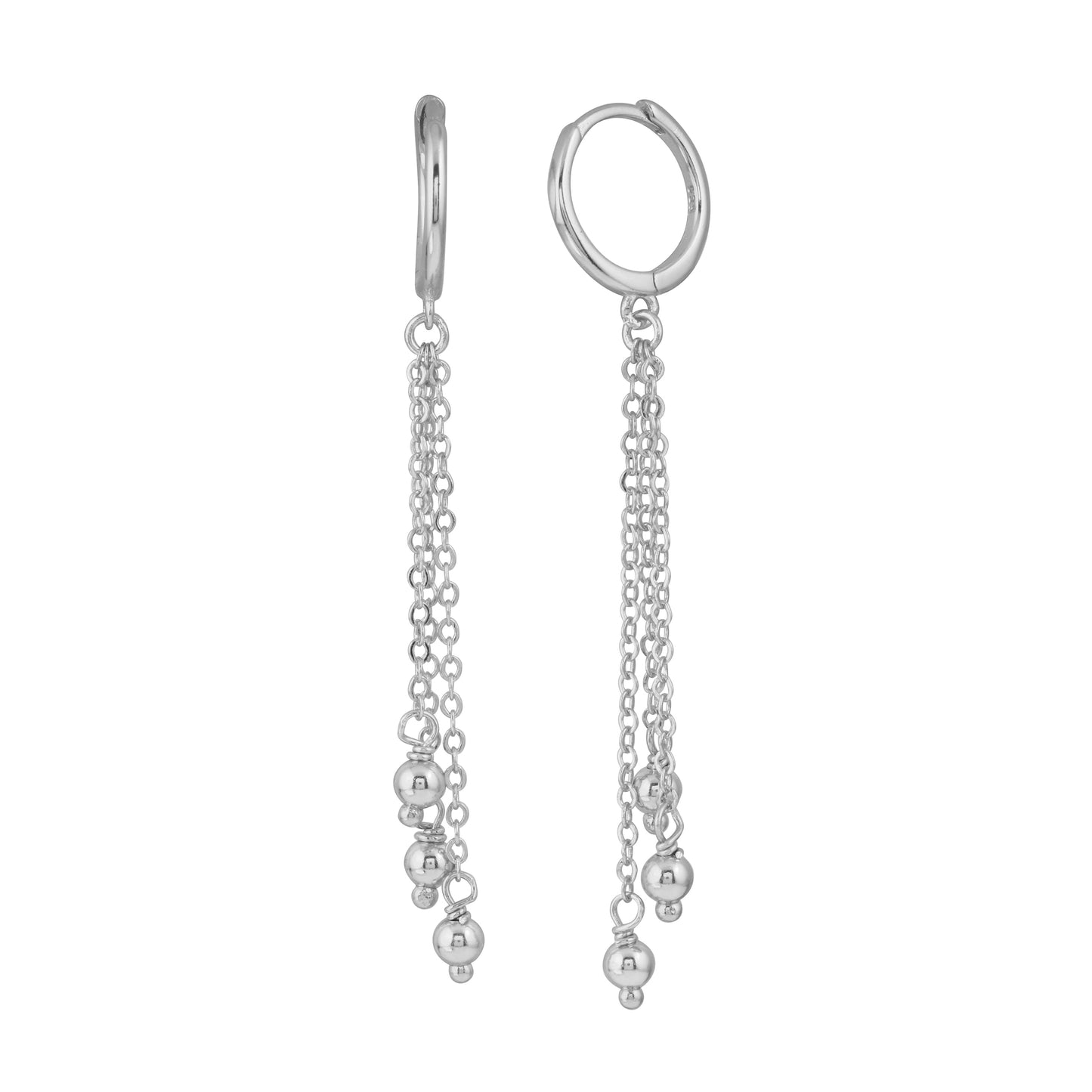 Ball Hoops Earrings