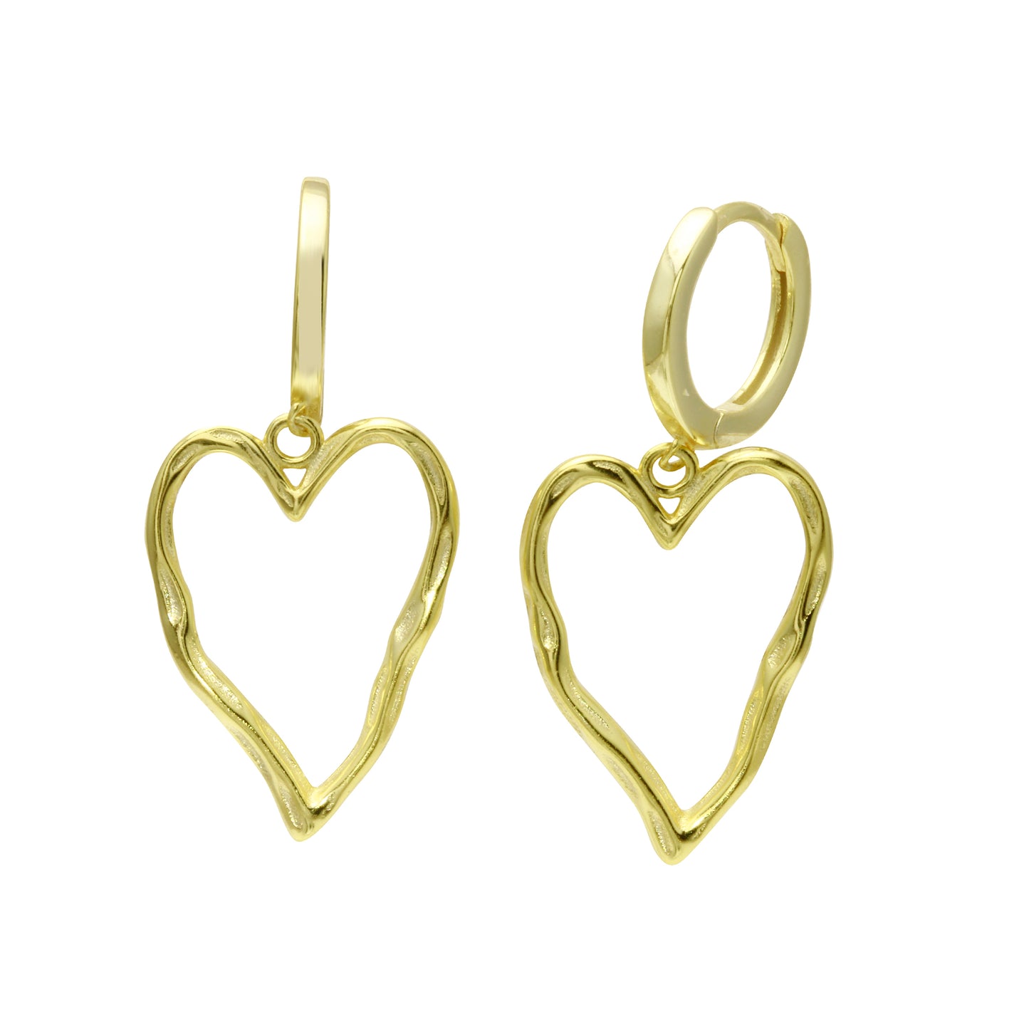 Heart Hoop earrings