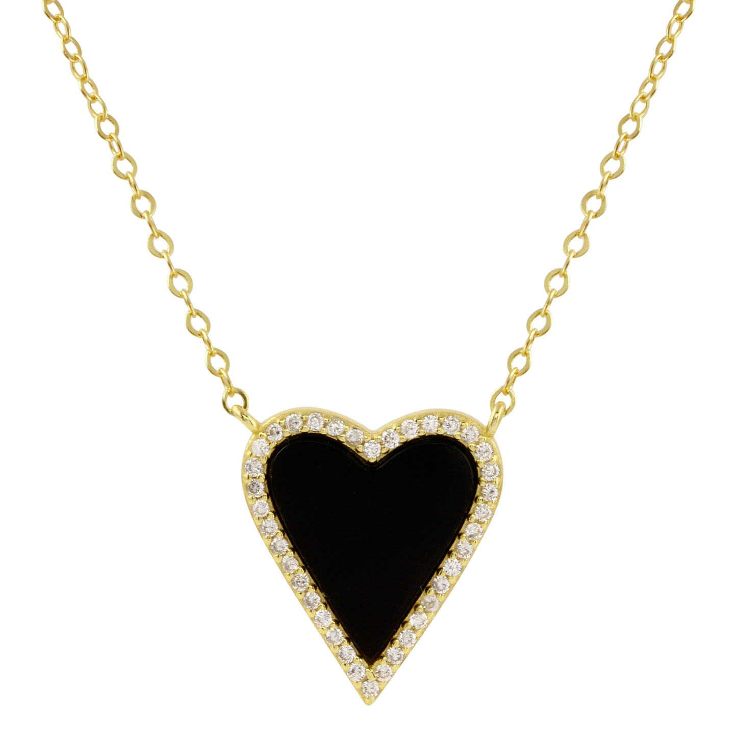 Black Heart Necklace