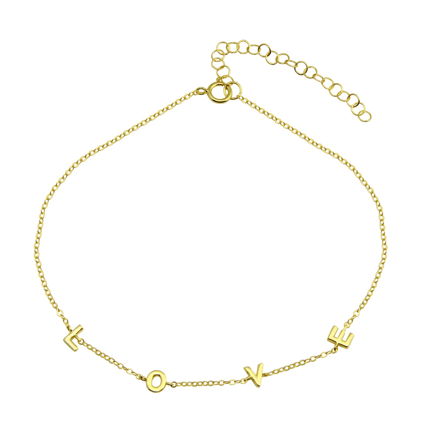 LOVE Chain Anklet