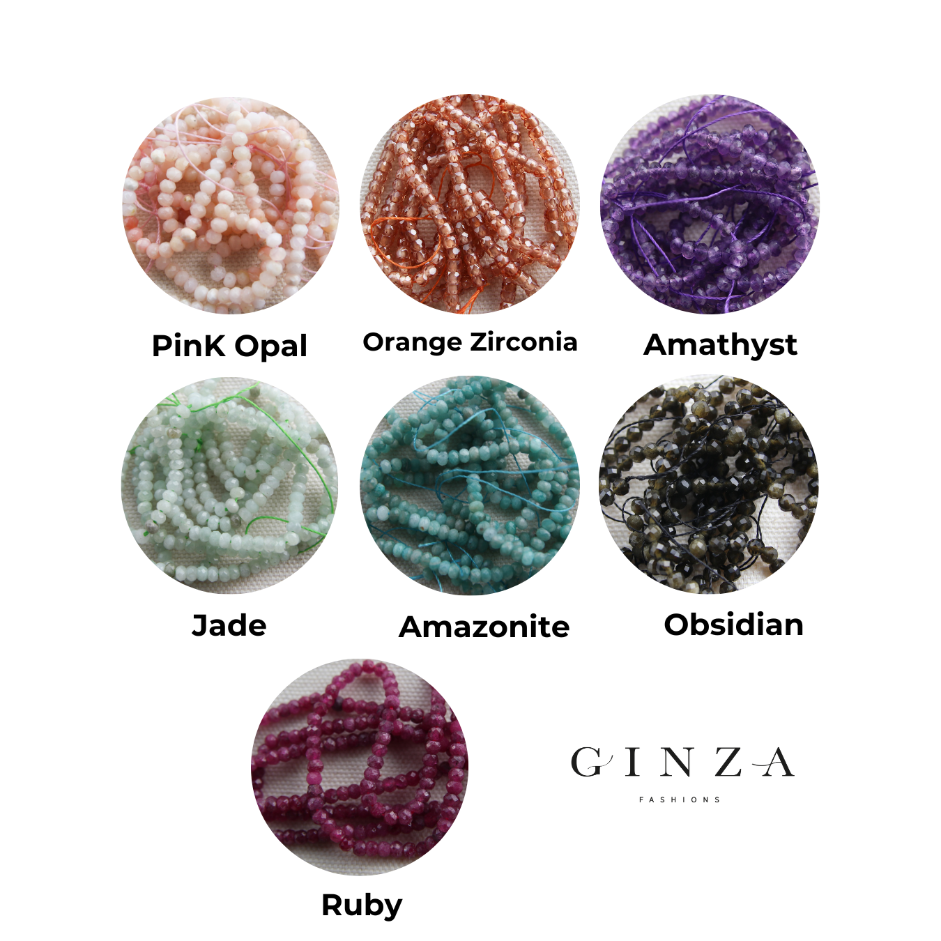 Name Nacre Gemstone Necklace
