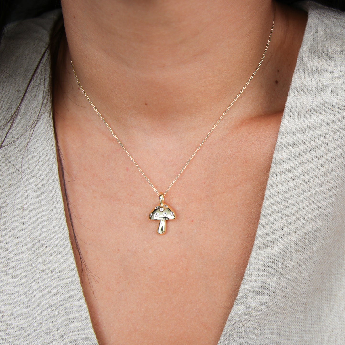 Mushroom Necklace
