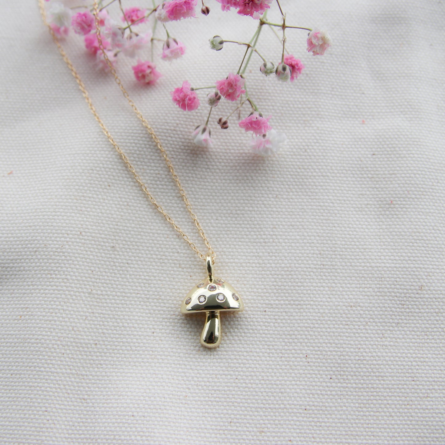 Mushroom Necklace