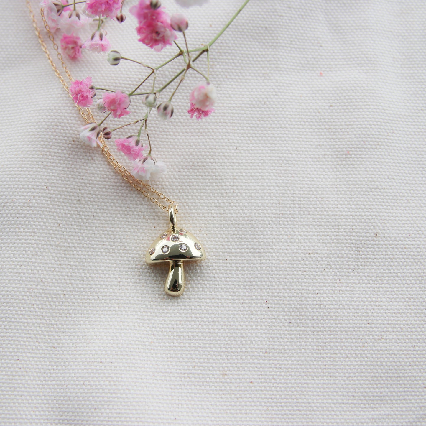 Mushroom Necklace