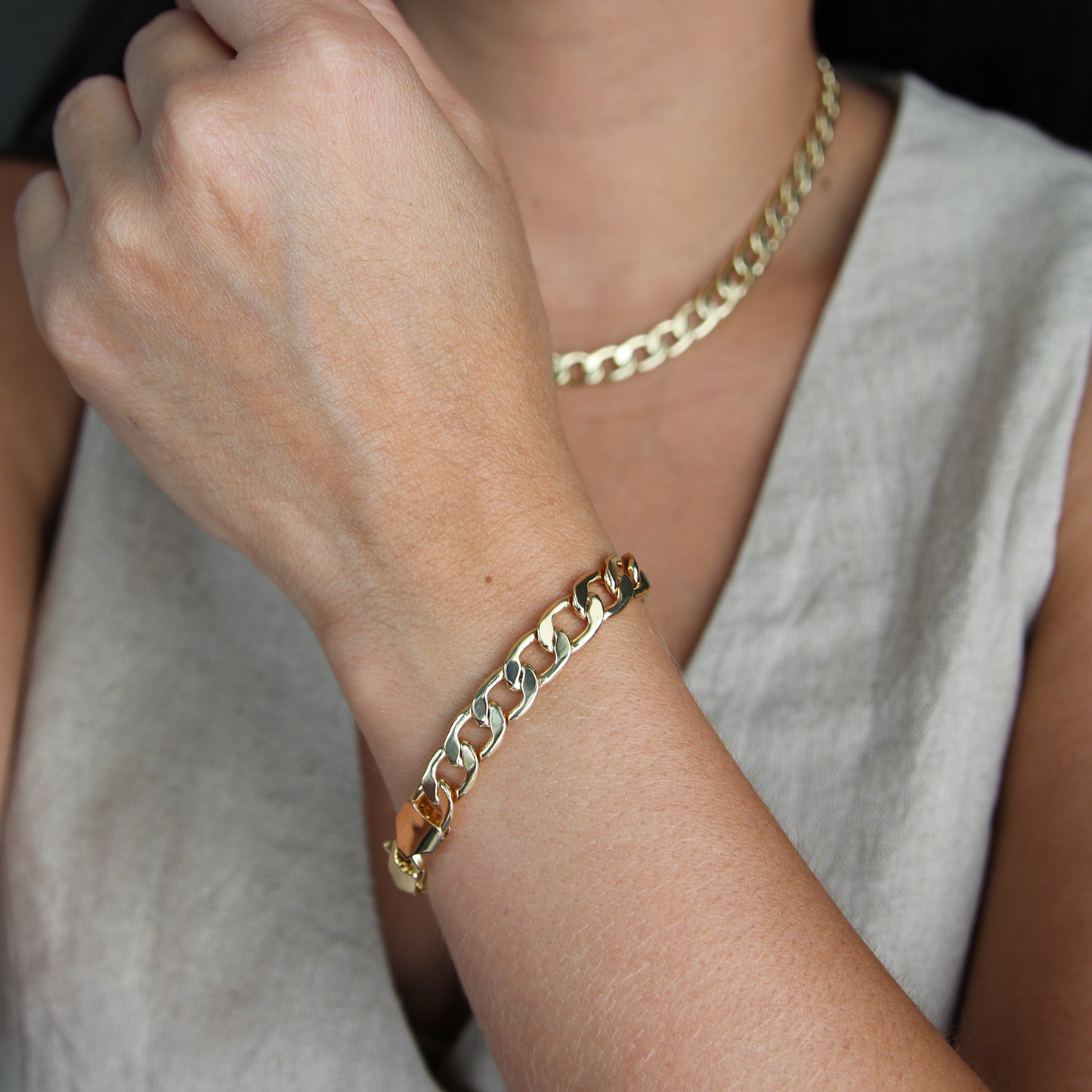 Curb Chunky Chain Bracelet