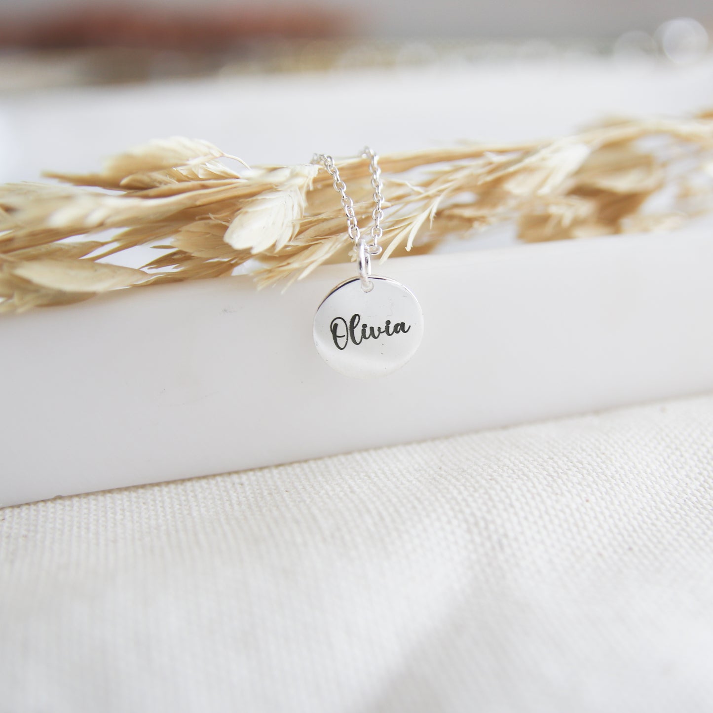 Custom Coin Engraved Necklace