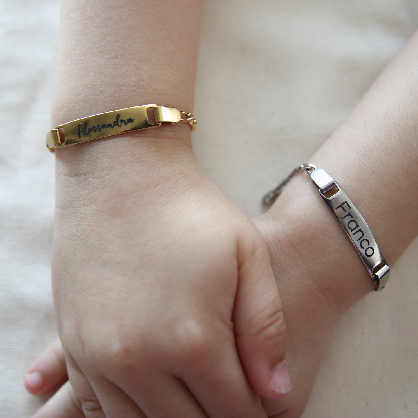 Baby Name Engraved Bracelet
