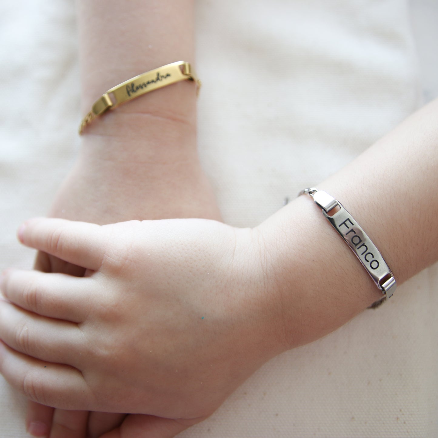 Baby Name Engraved Bracelet