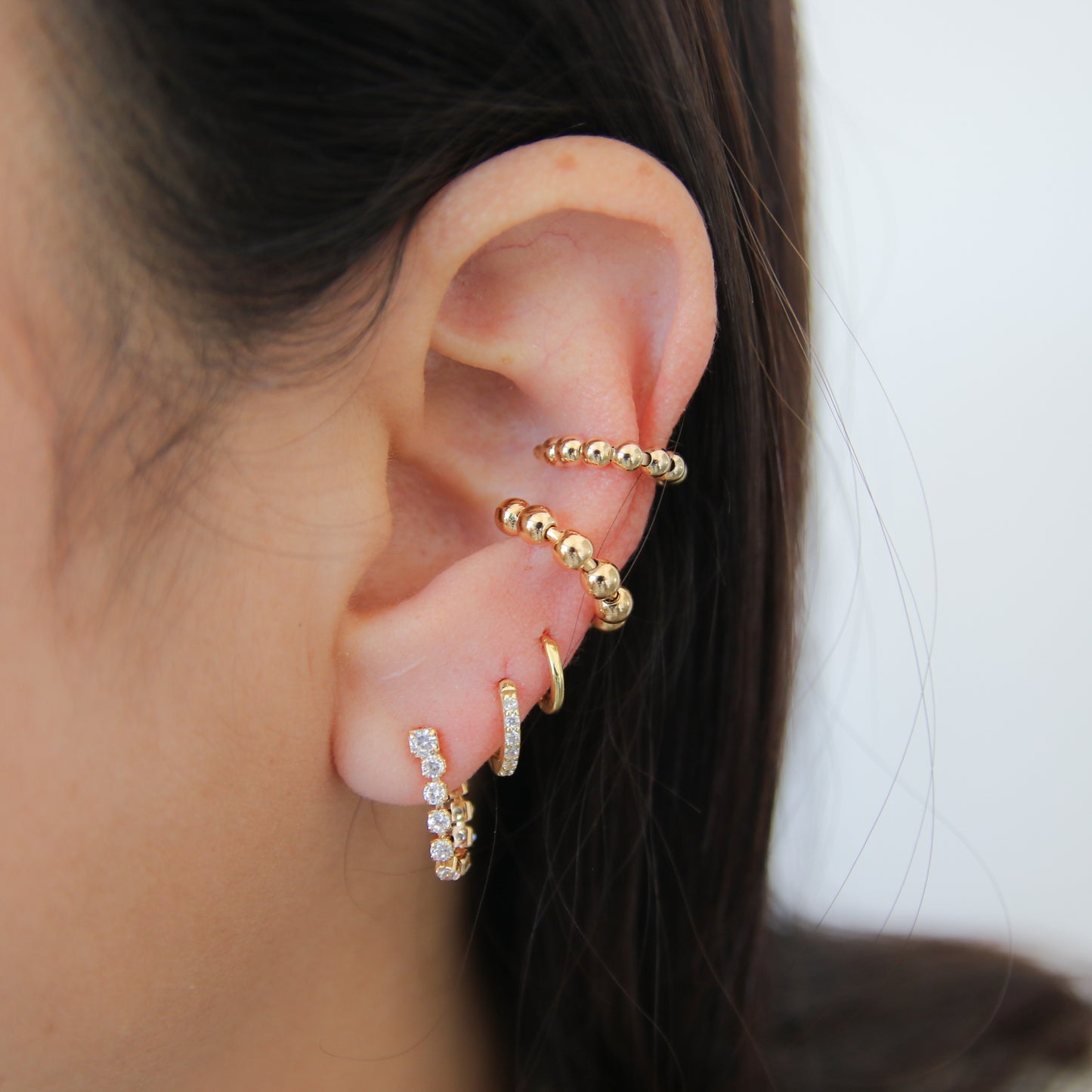 Tennis Dangle Stud Earring