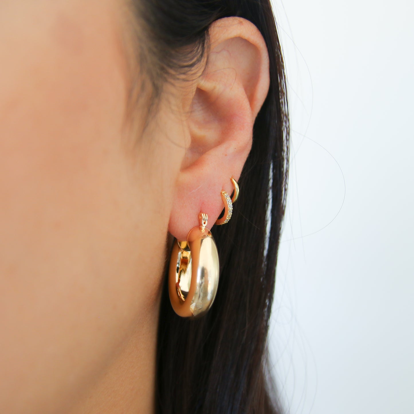 Lia Chunky Hoop Earring
