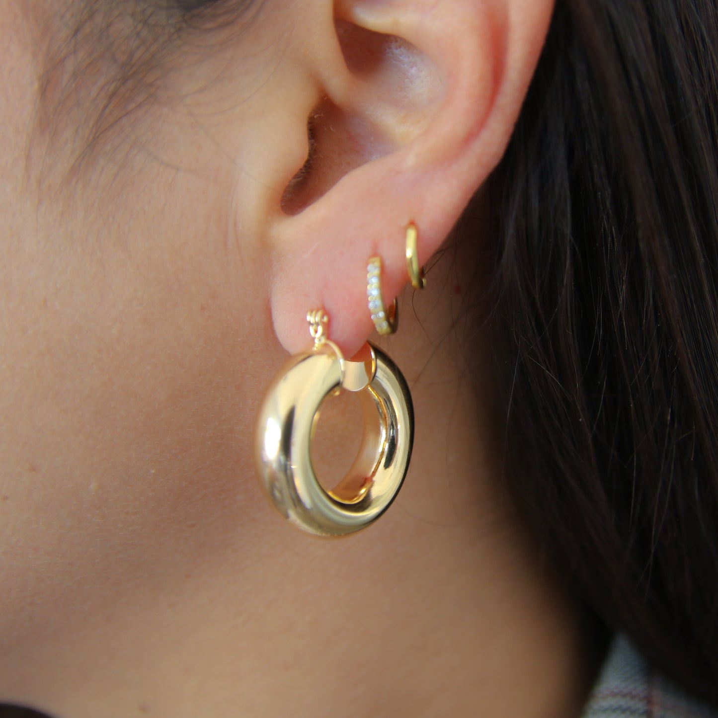Lia Chunky Hoop Earring