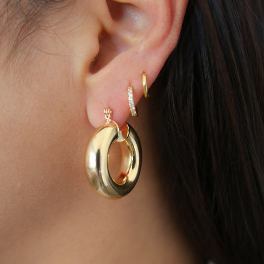 Lia Chunky Hoop Earring