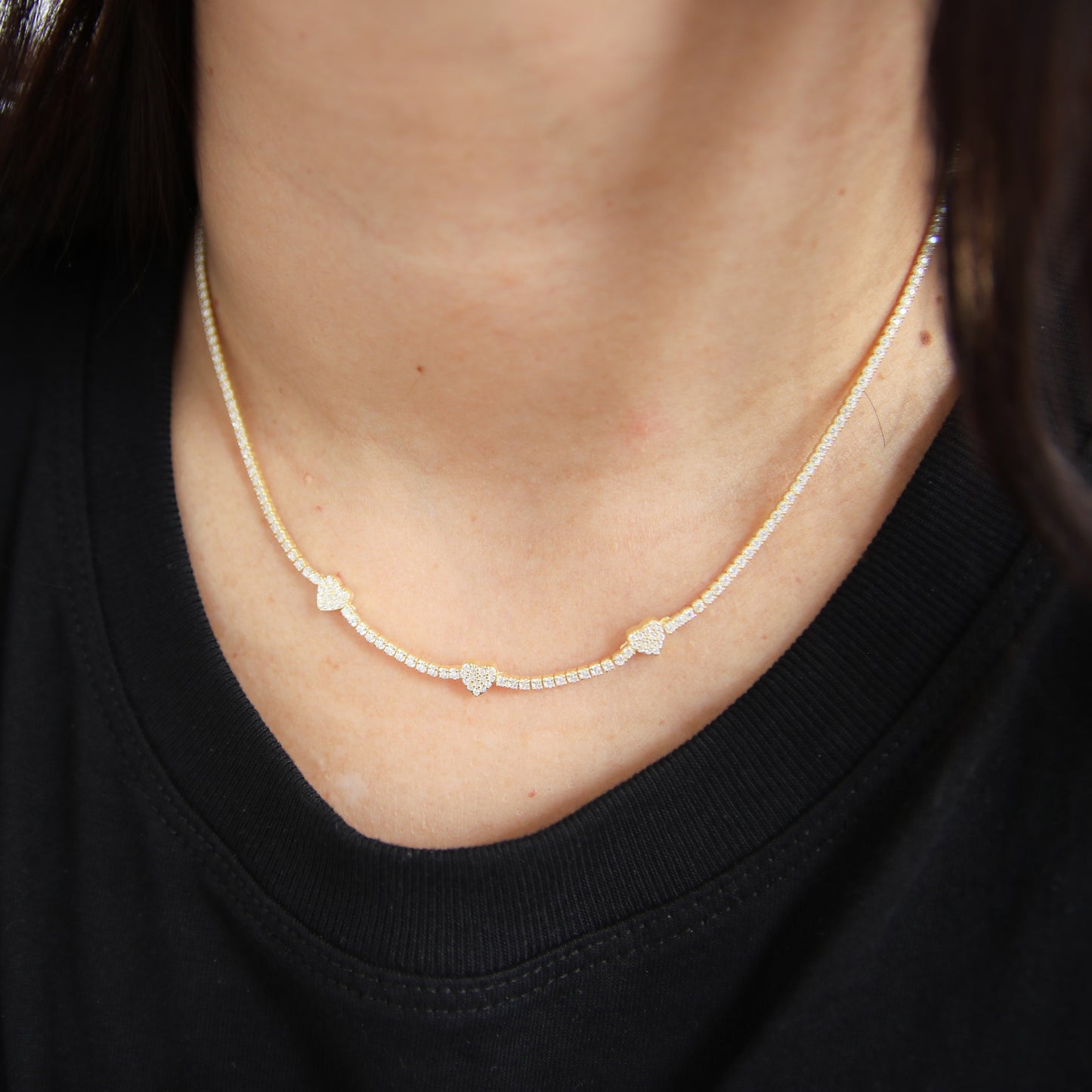 Amour Tennis Necklace