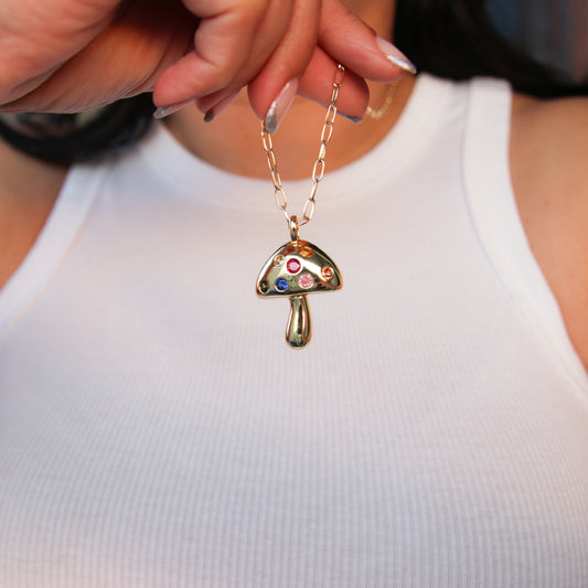 Large Mushroom Necklace