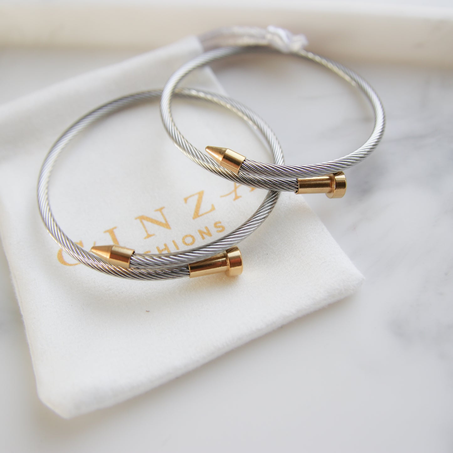 Tornillo Cable Bangle