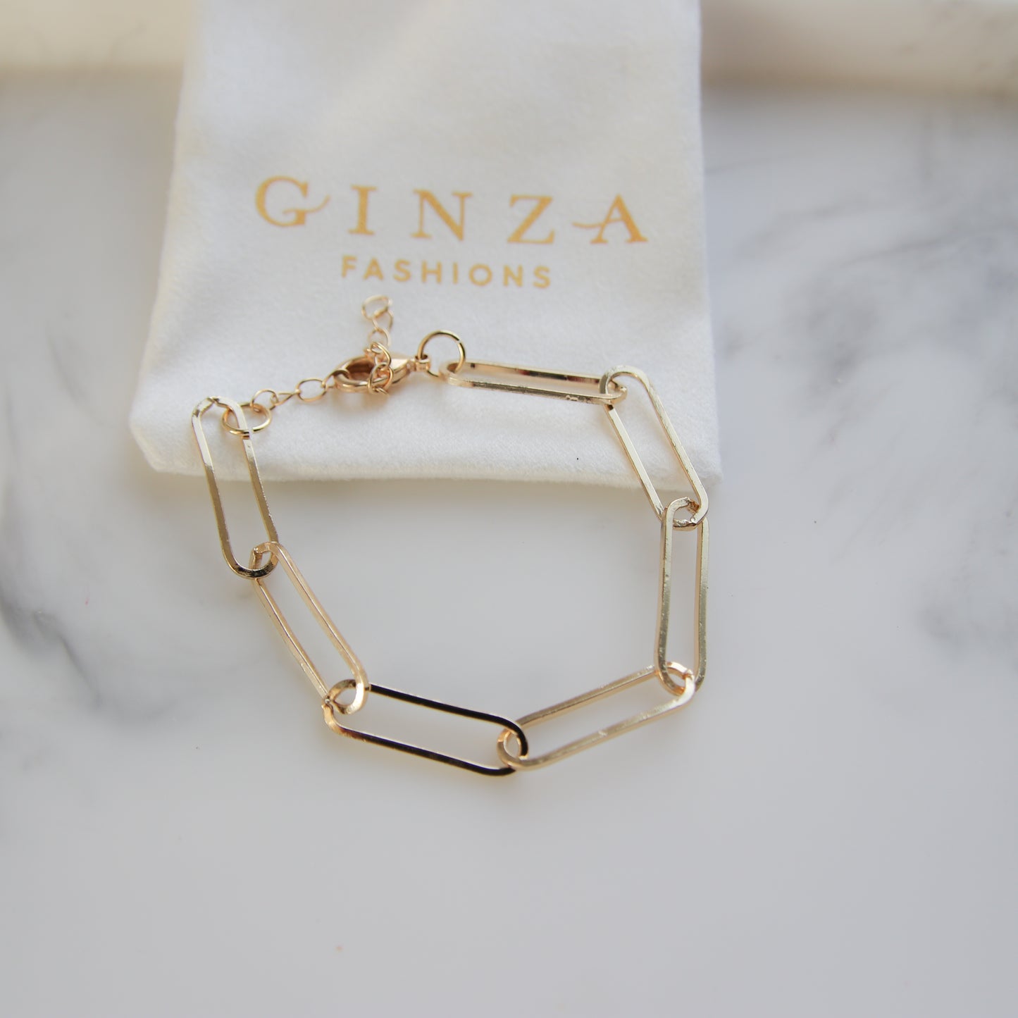 Large Paperclip Bracelet