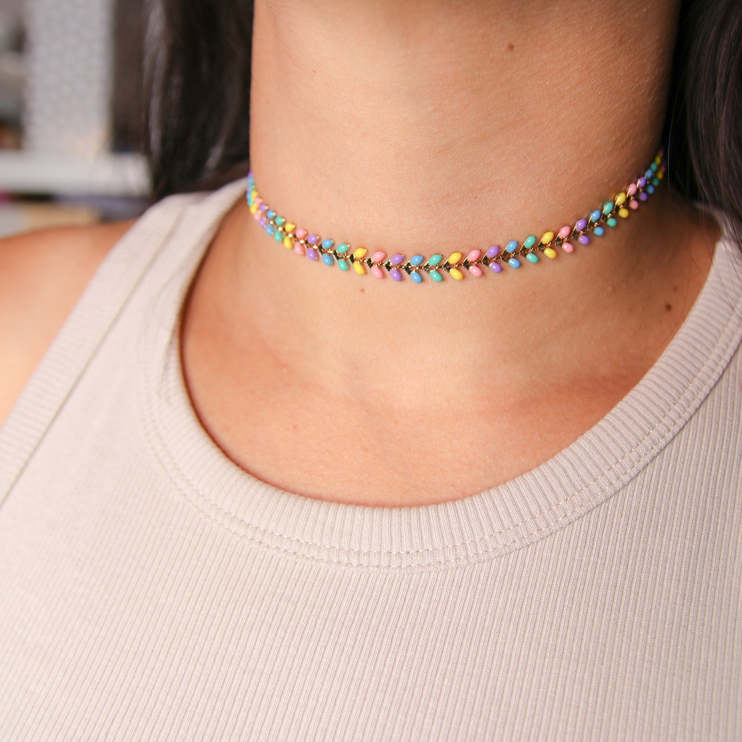 Arrow Multicolor Choker