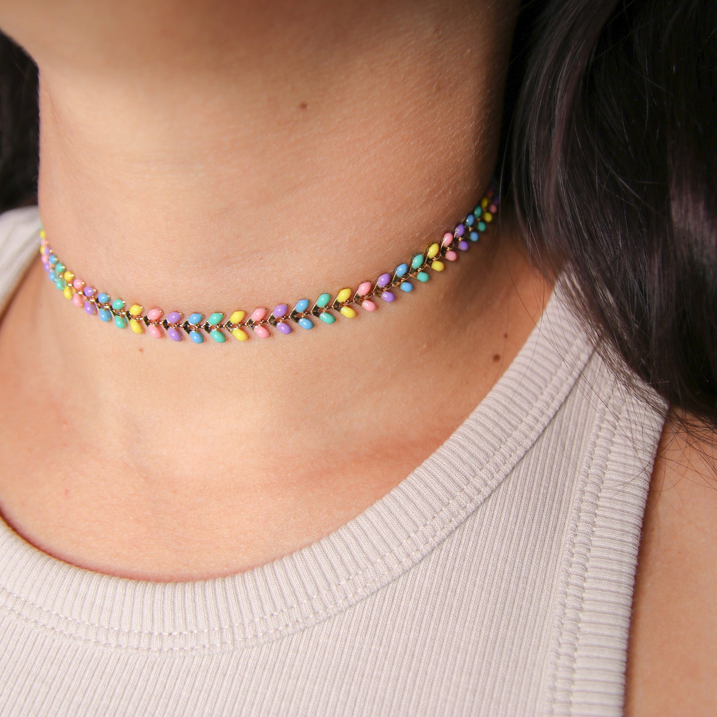 Arrow Multicolor Choker