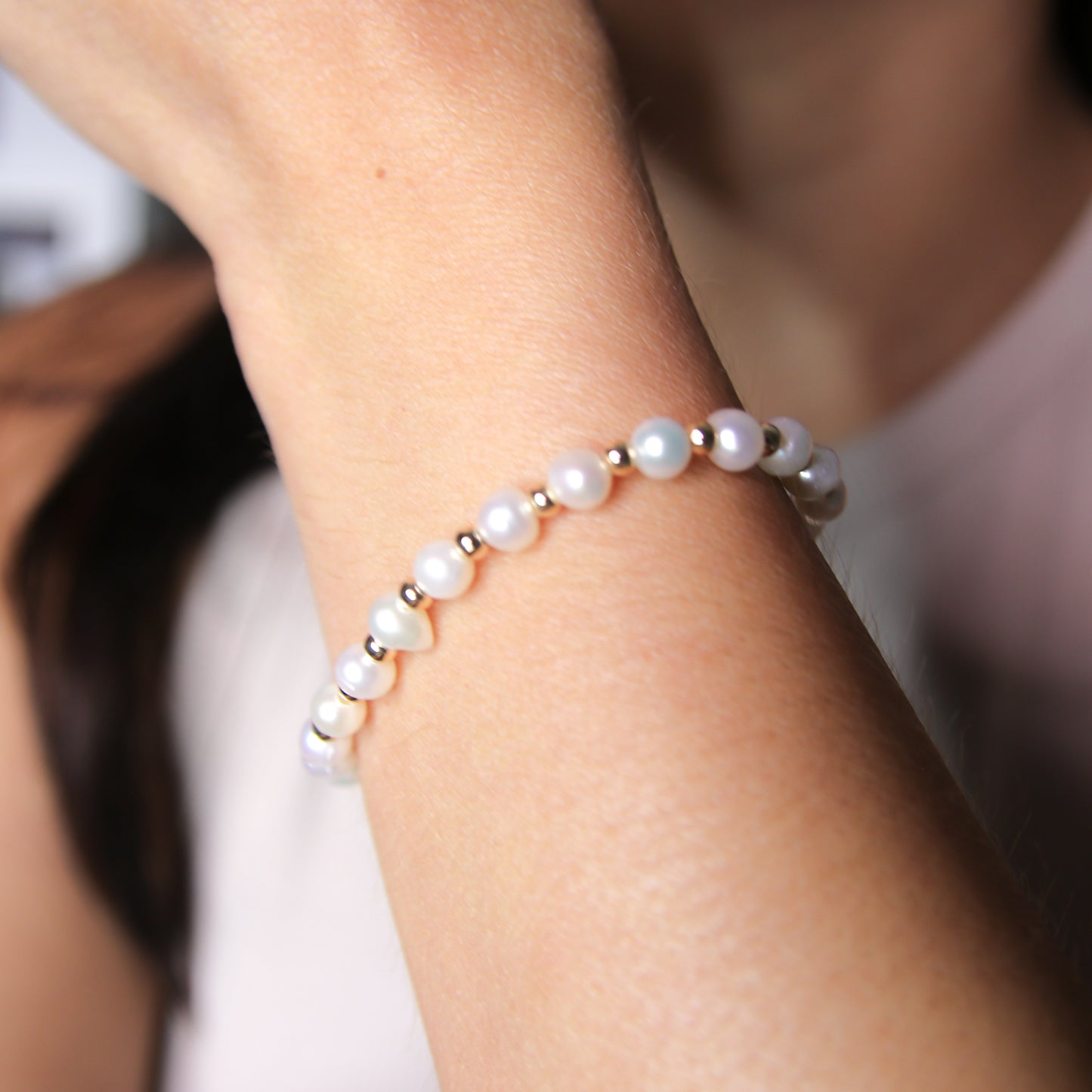 Dainty Pearl Bracelet