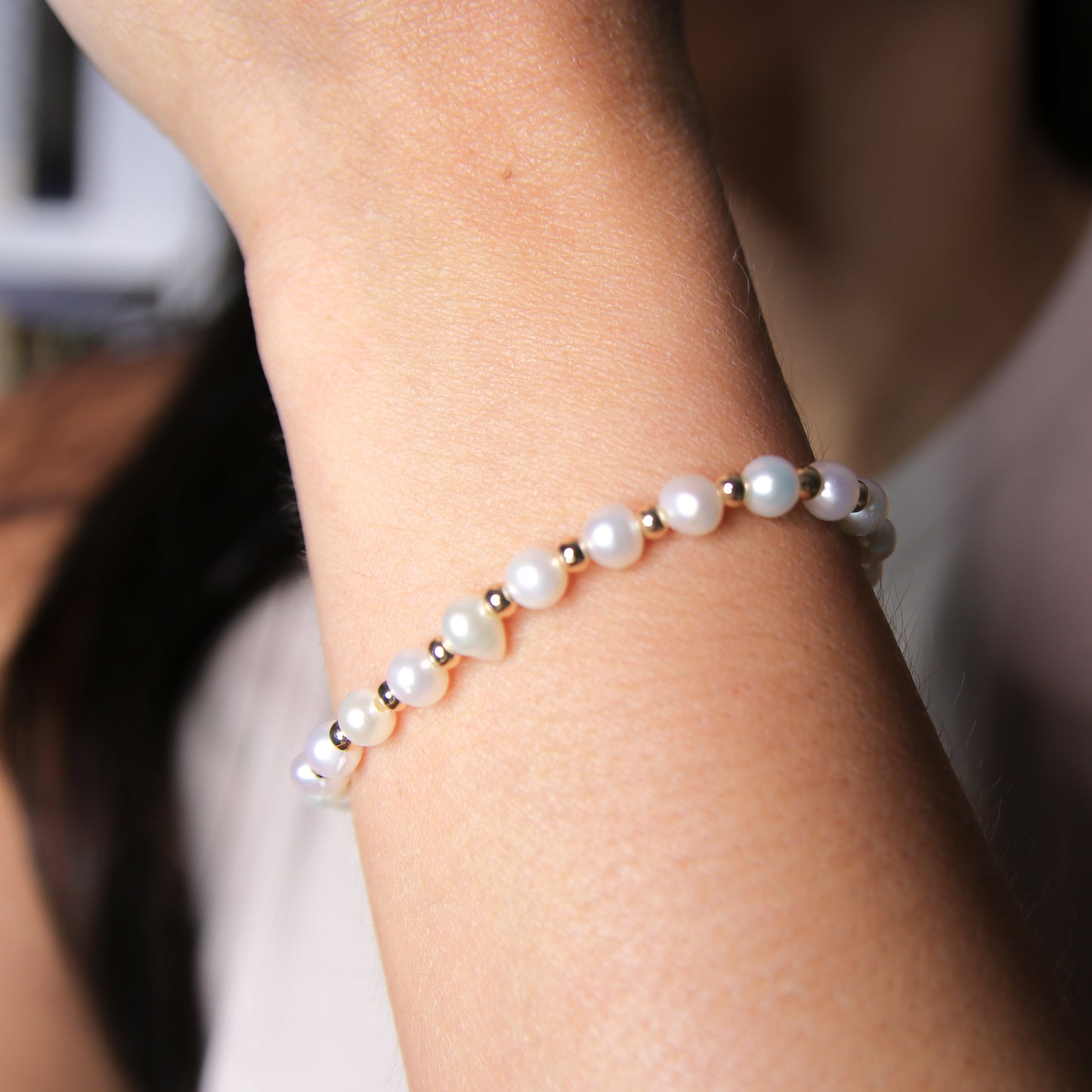 Dainty Pearl Bracelet