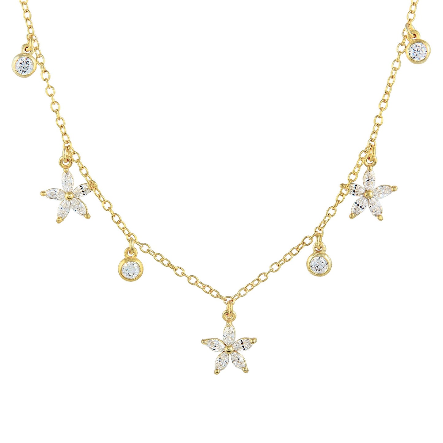 Flowers Choker Necklace