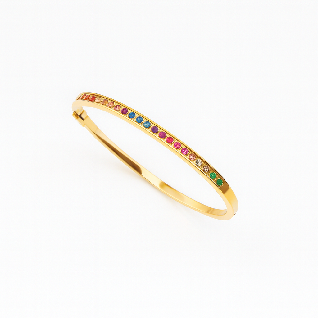 Dainty Multicolor Bangle