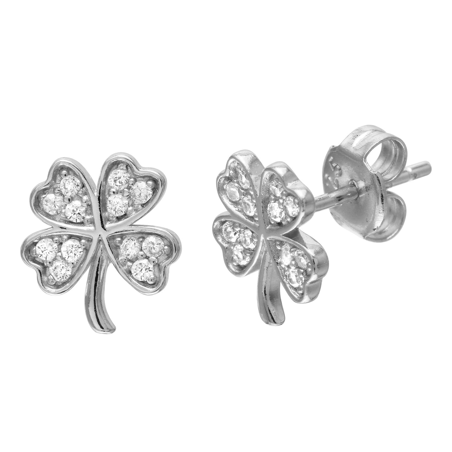Shiny Clover Earrings