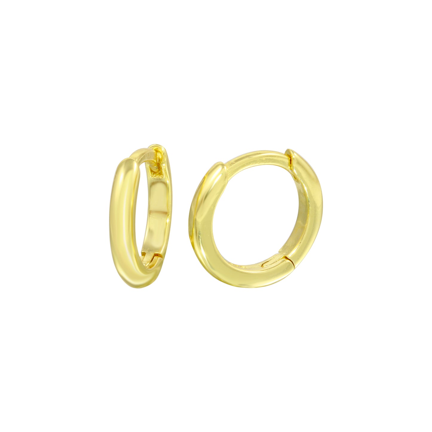 Round Huggie Earring