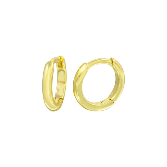 Round Huggie Earring