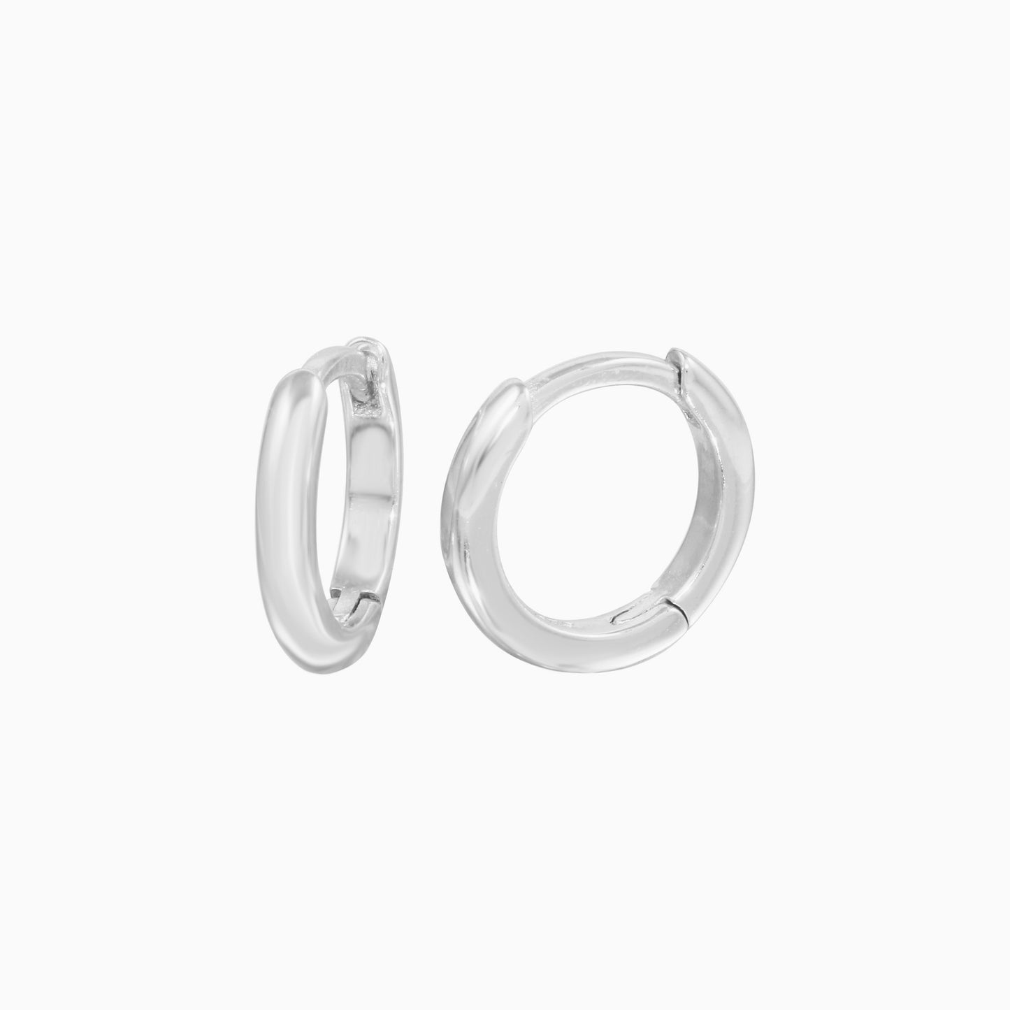 Round Huggie Earring