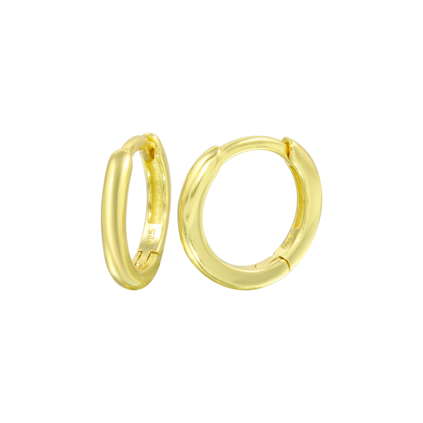 Round Huggie Earring