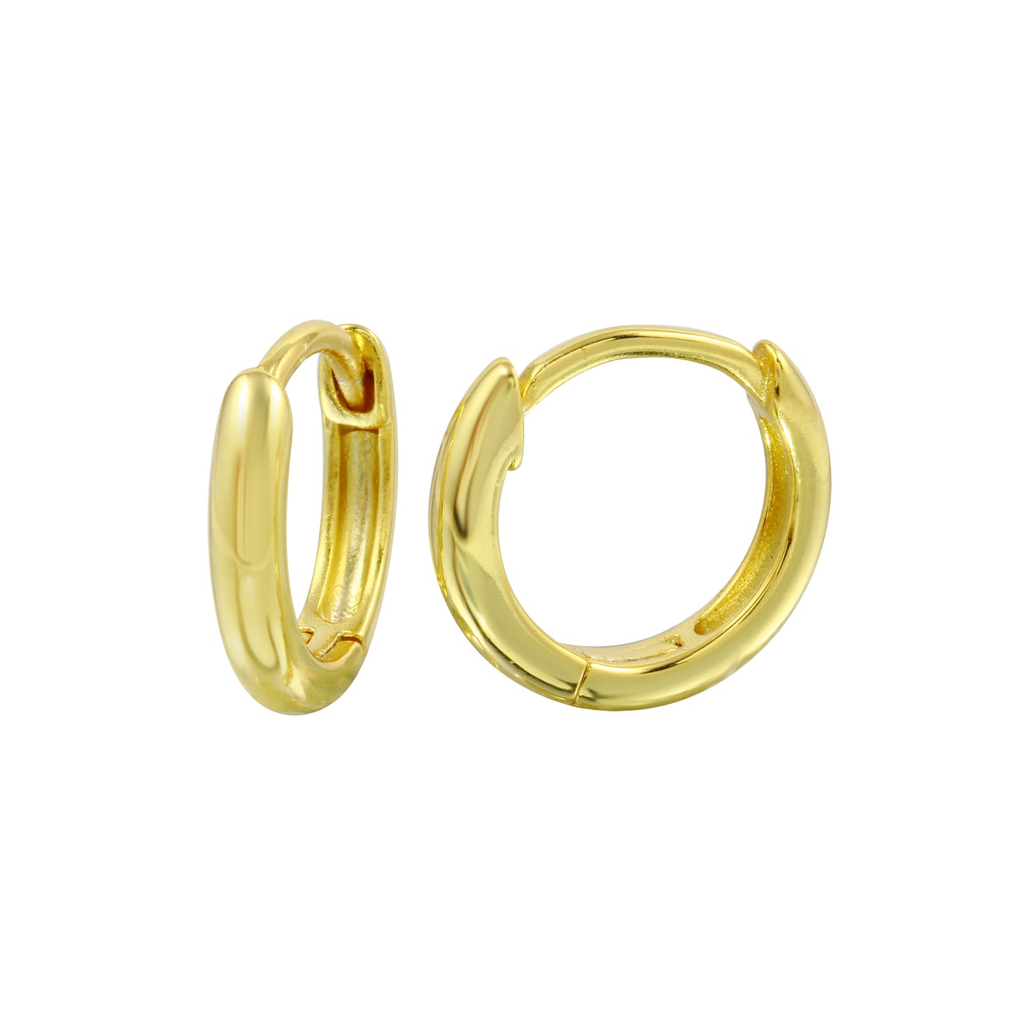 Round Huggie Earring