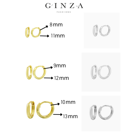 Round Huggie Earring