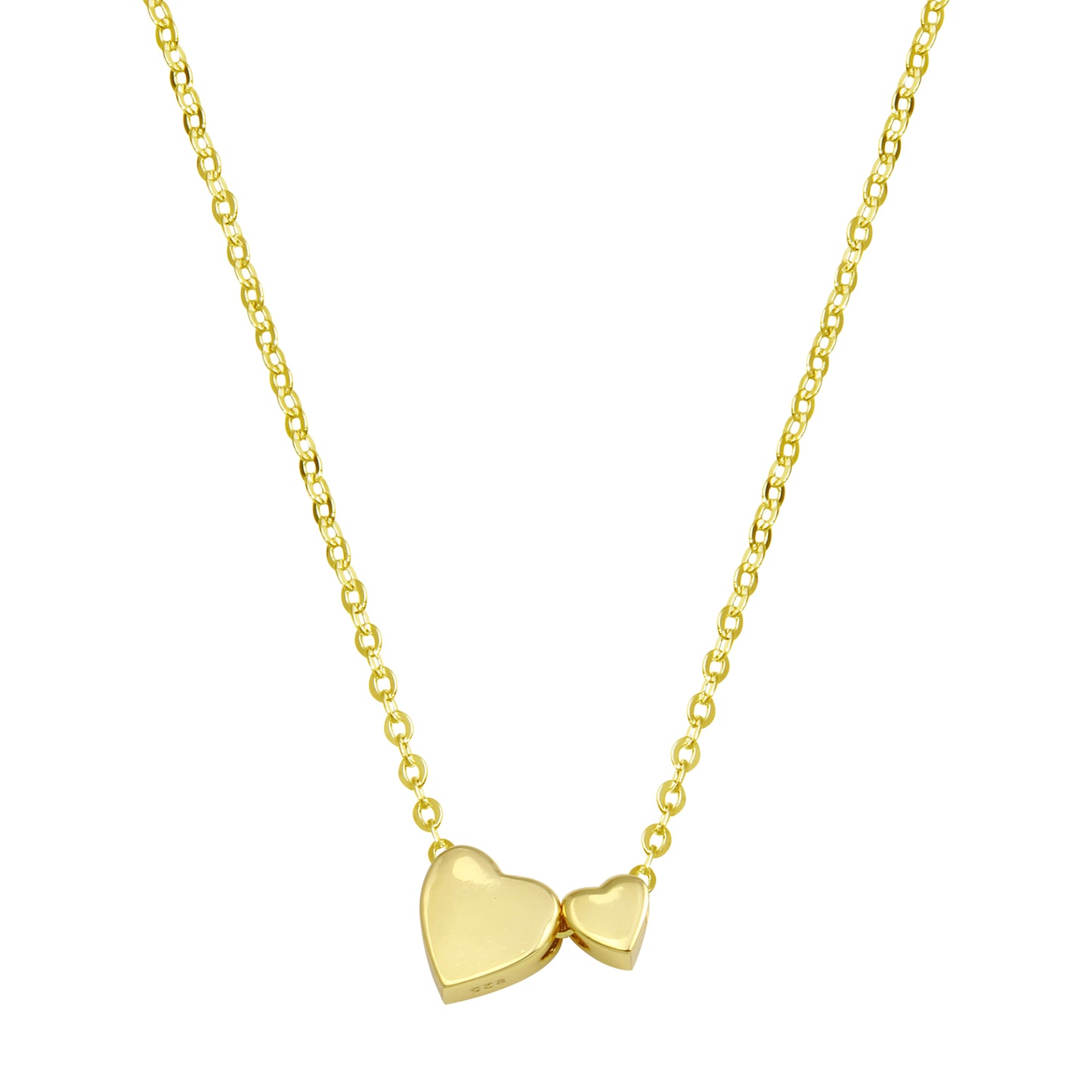 Double Heart Necklace