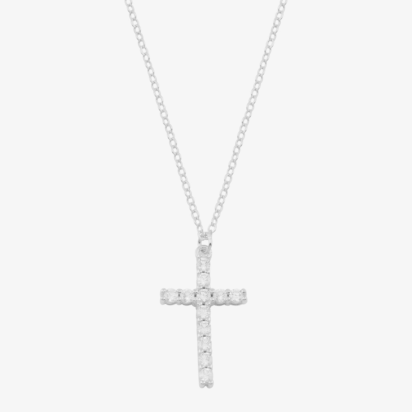 CZ Cross Necklace