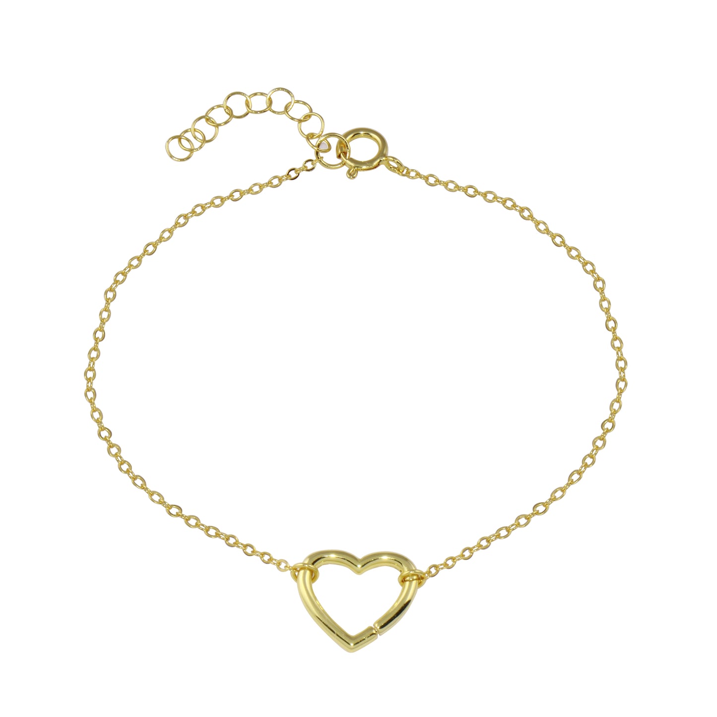 Open Heart Bracelet