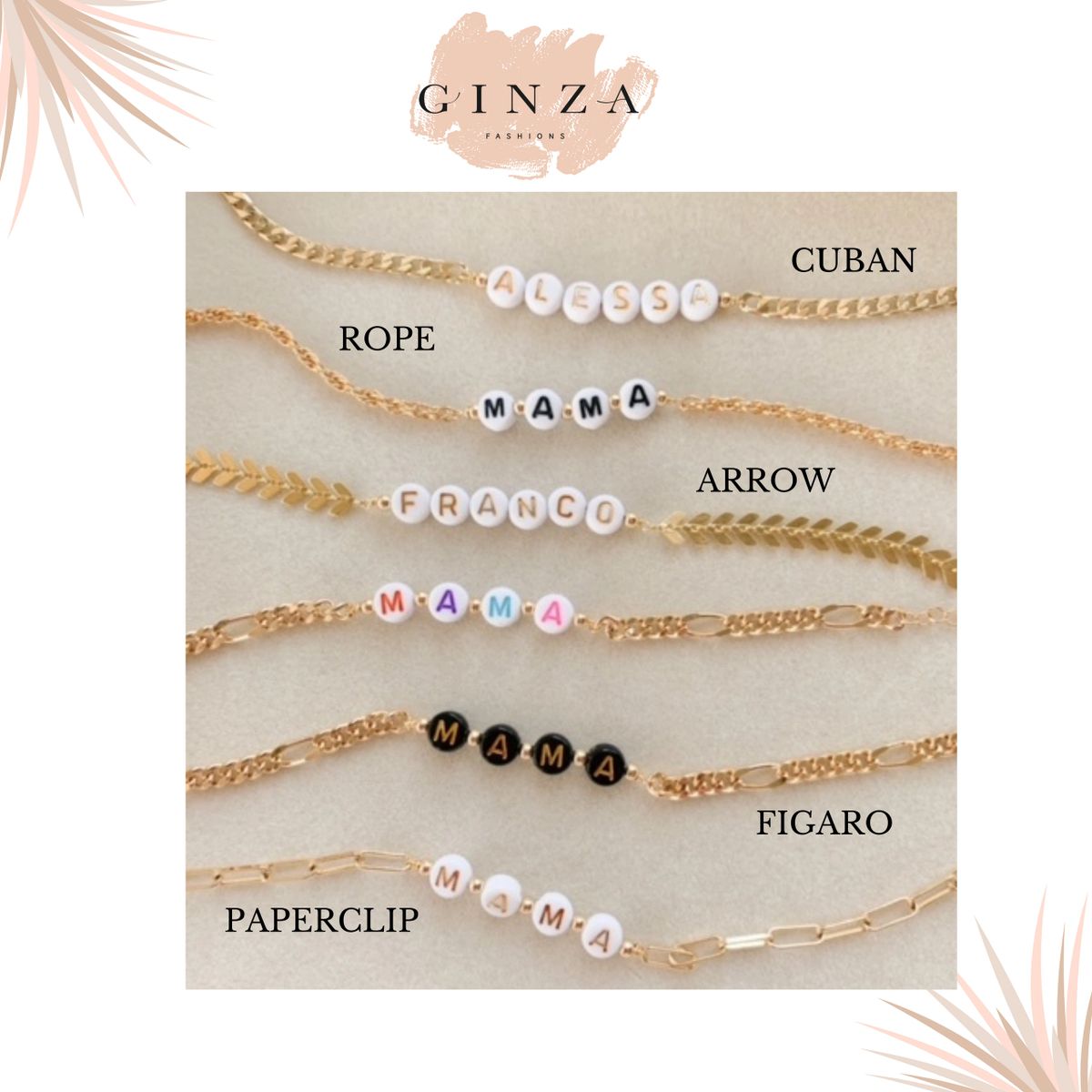 Custom Name Bracelets