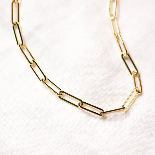 Large Paperclip Chain Choker