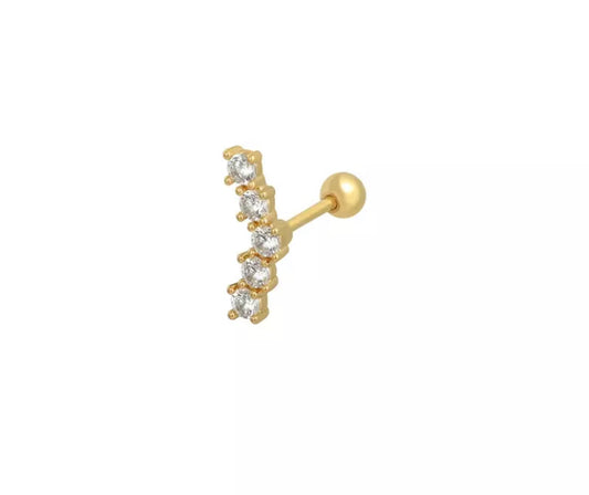 CZ Bar Piercing