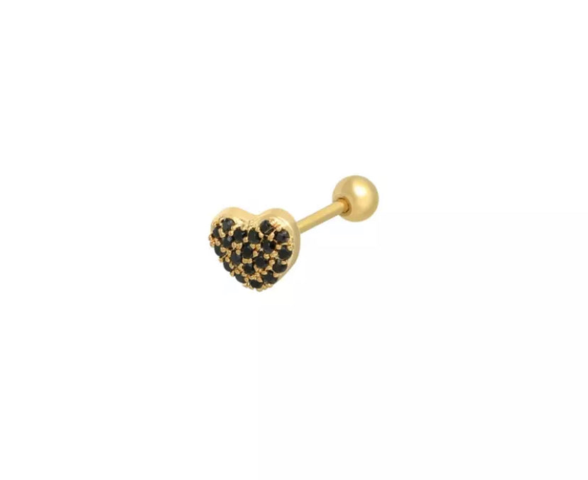 CZ Heart Piercing