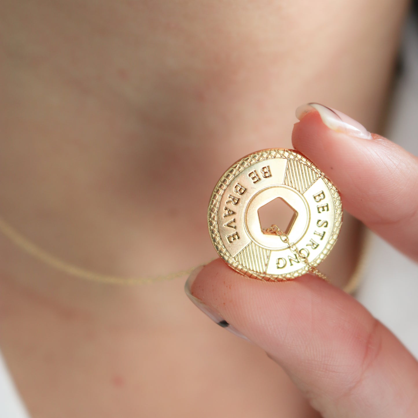 Be Brave - Be Strong Necklace