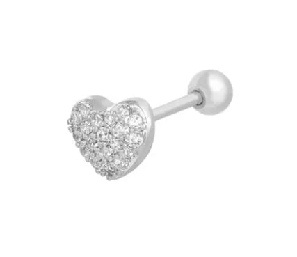CZ Heart Piercing