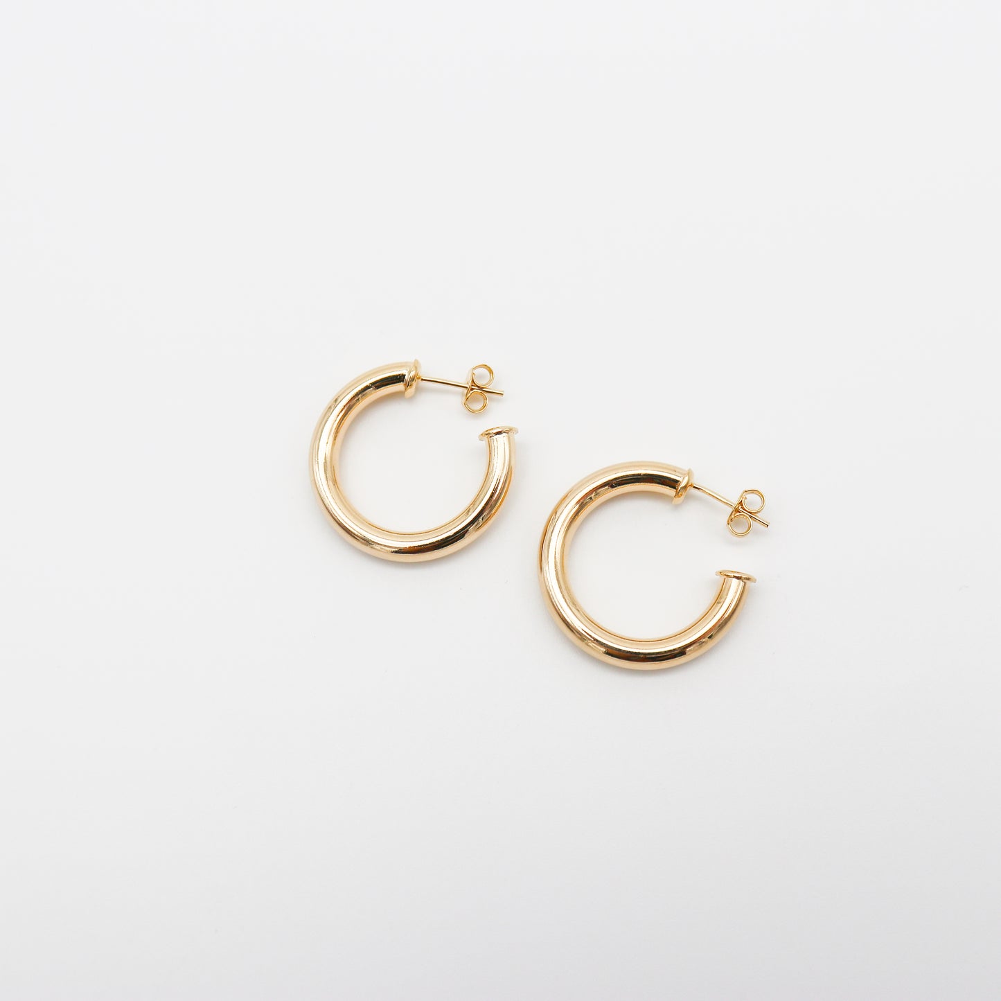 Chunky Tube Hoops Earring