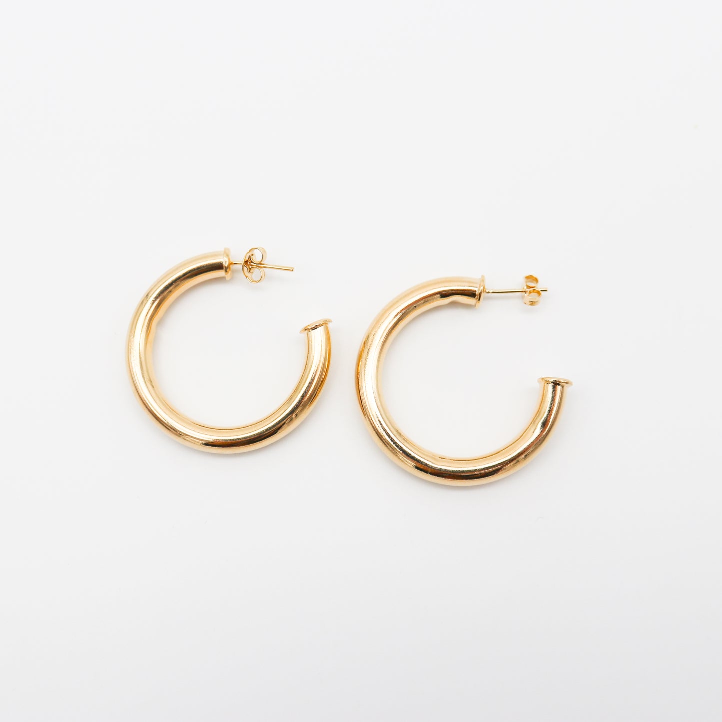 Chunky Tube Hoops Earring