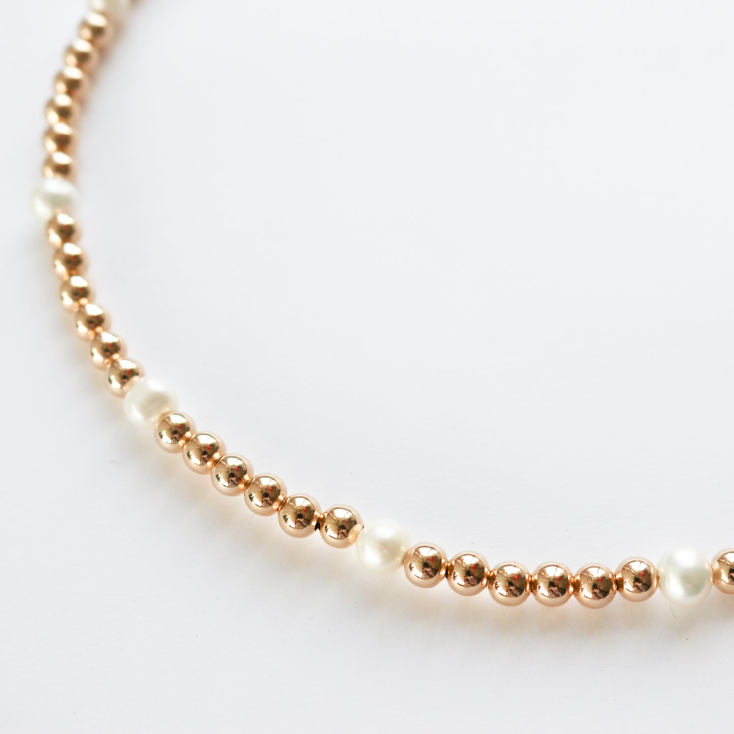 Beaded Ball & Pearl Choker