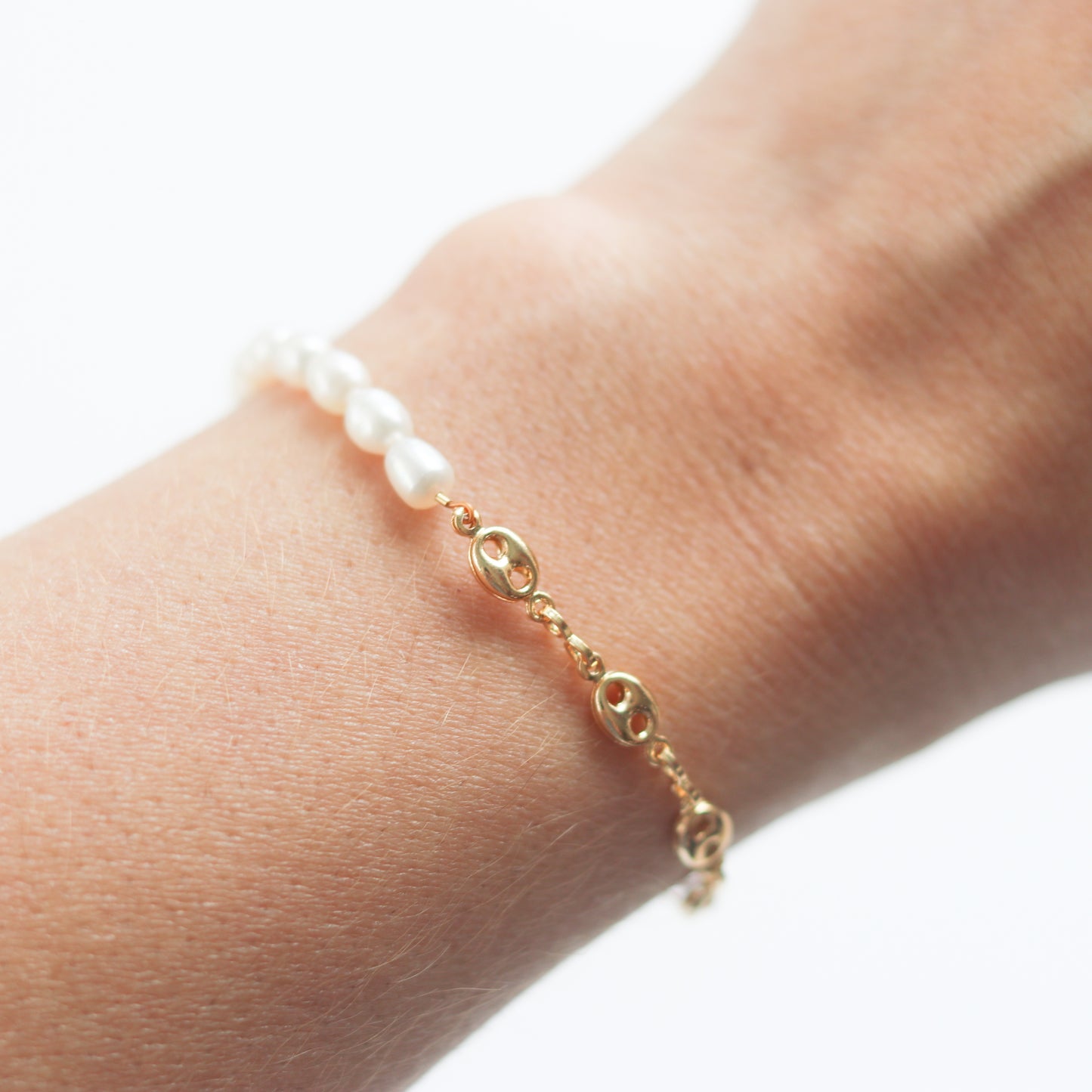 Mini Mariner X Freshwater Pearl Bracelet