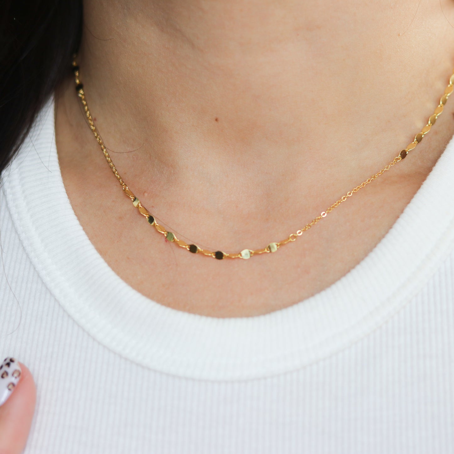 Singapore X Cable Chain Necklace